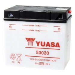 Batterie moto Yuasa Yumicron 12V / 30Ah avec entretien Y60-N30L-A/53030