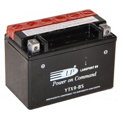 Batterie moto 12V 8Ah sans entretien YTX9-BS / GTX9-BS / LTX9-4