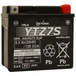 Batterie moto Yuasa 12V 6Ah Gel YTZ7S / GTZ7S