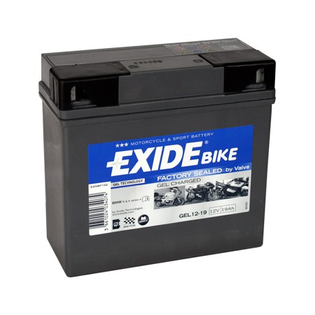 Batterie Exide 12V / 19Ah Gel G12-19 - Batteries Moto