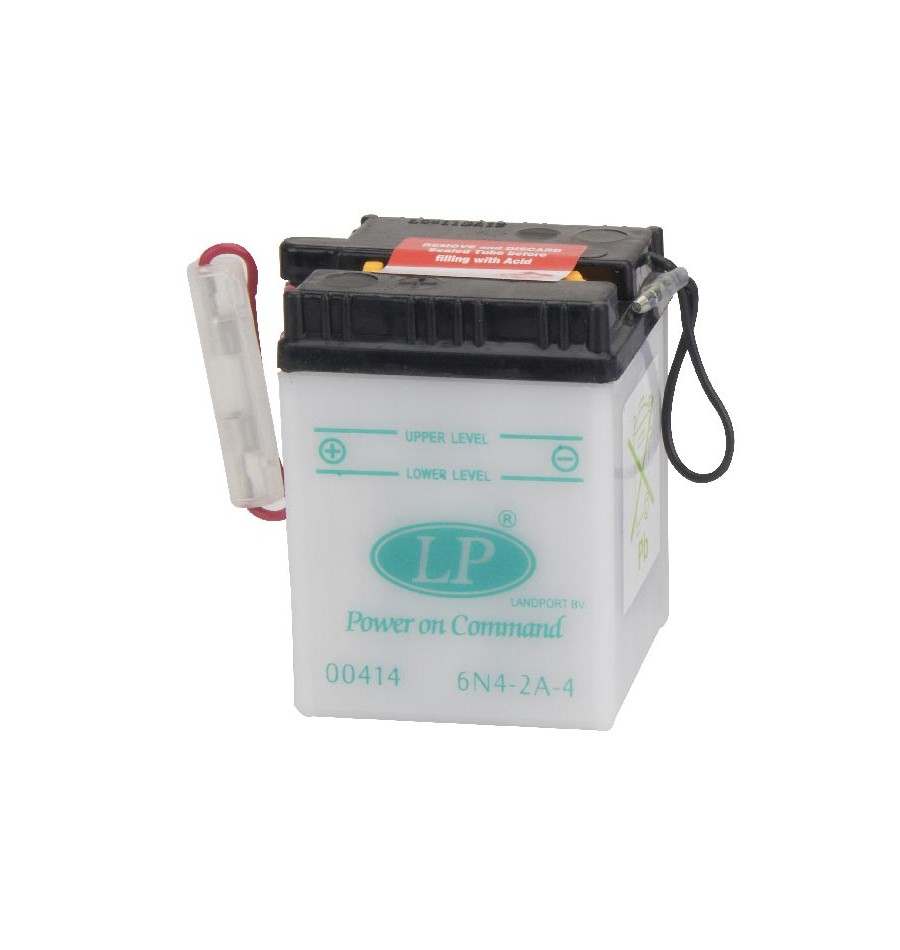 Batterie moto 6V / 4Ah avec entretien 6N4-2A-4 - Batteries Moto