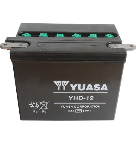 Batterie moto Yuasa 12V / 28Ah avec entretien YHD-12 / YHD4-12