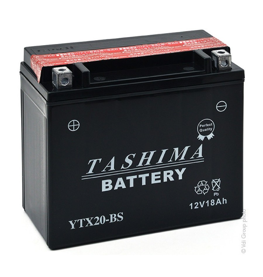 avec Pack Acide Motorize-Yuasa Batterie YTX 20 CH-BS sans Entretien AGM