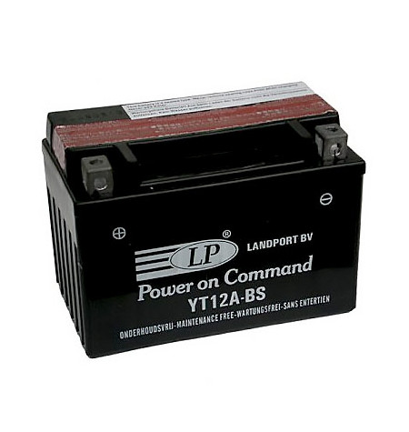 Batterie moto 12V 9,5Ah sans entretien YTX12A-BS / GTX12A-BS