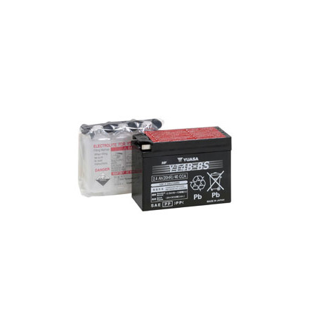 Batterie moto Yuasa 12V 2,3Ah sans entretien YT4B-BS / GT4B-BS