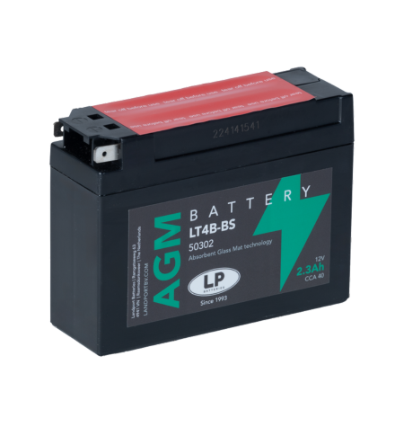 Batterie moto 12V 2,3Ah sans entretien YT4B-BS / GT4B-BS / FT4B-BS