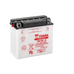 Batterie moto Yuasa Yumicron 12V / 18Ah avec entretien YB18L-A