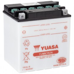 Batterie moto Yuasa Yumicron 12V / 30Ah YB30L-B